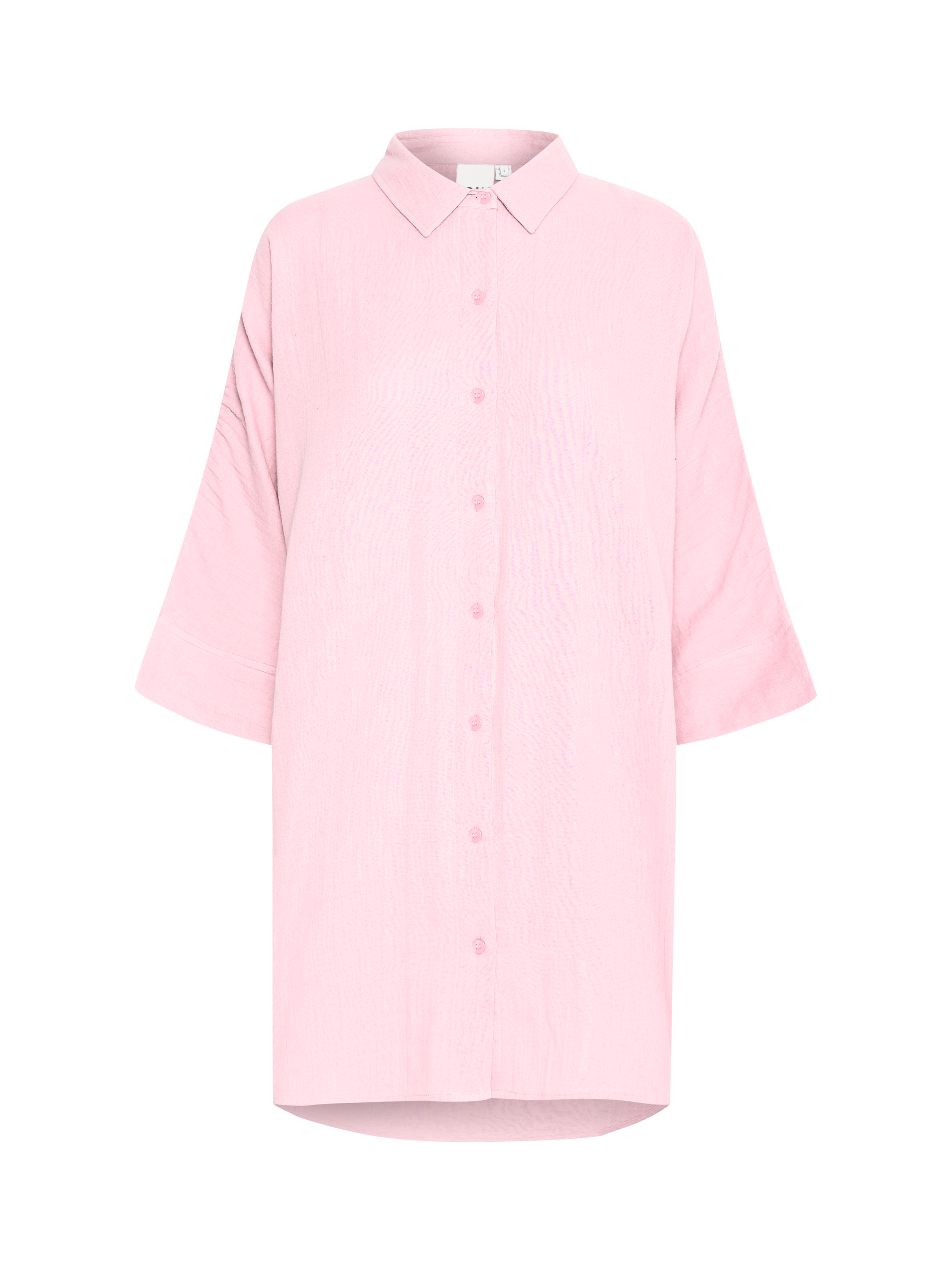 ICHI Foxa 3/4 Sleeve Beach Shirt, Light Lilac