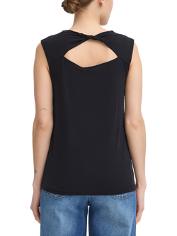 ICHI Opanny Sleeveless Modal Knit Blouse, Black - view 2, Black