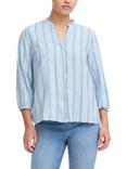 ICHI Ollie Stripe Shirt, Della Robbia Blue