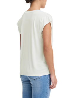 ICHI Lisken Round Neck T-Shirt - view 2, Cloud Dancer