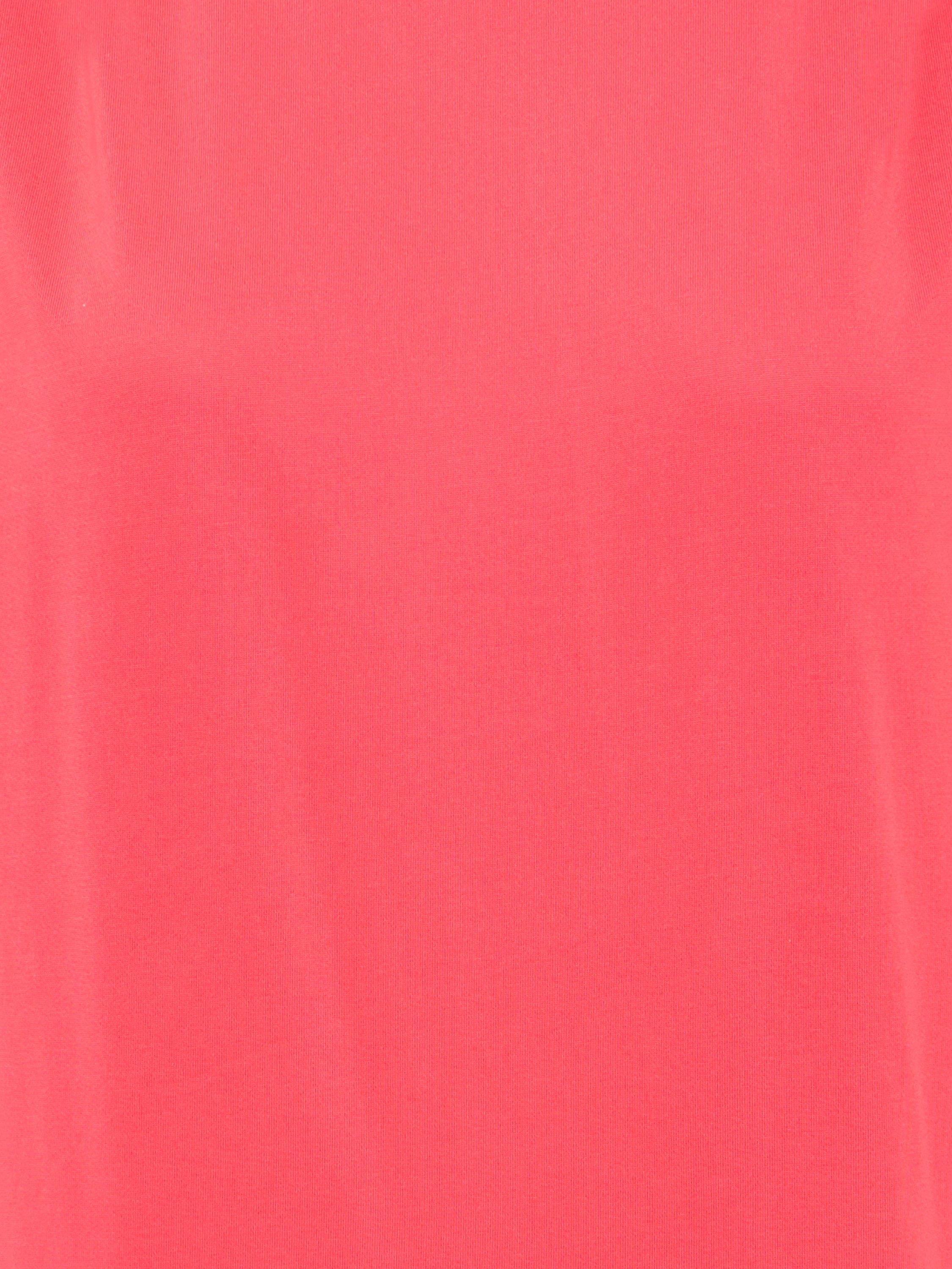 Product image 7 of 7, which shows ICHI Lisken Round Neck T-Shirt, Geranium, XS