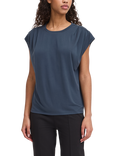 ICHI Lisken Round Neck T-Shirt, Total Eclipse