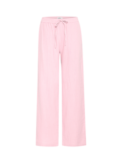 ICHI Foxa Drawstring Beach Trousers, Light Lilac, Light Lilac