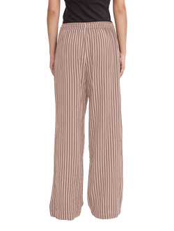 ICHI Foxa Stripe Trousers - view 2, Light Lilac