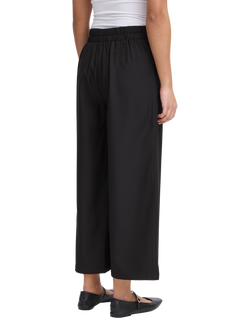 ICHI Dorthea Wide Leg Culottes, Black - view 2, Black