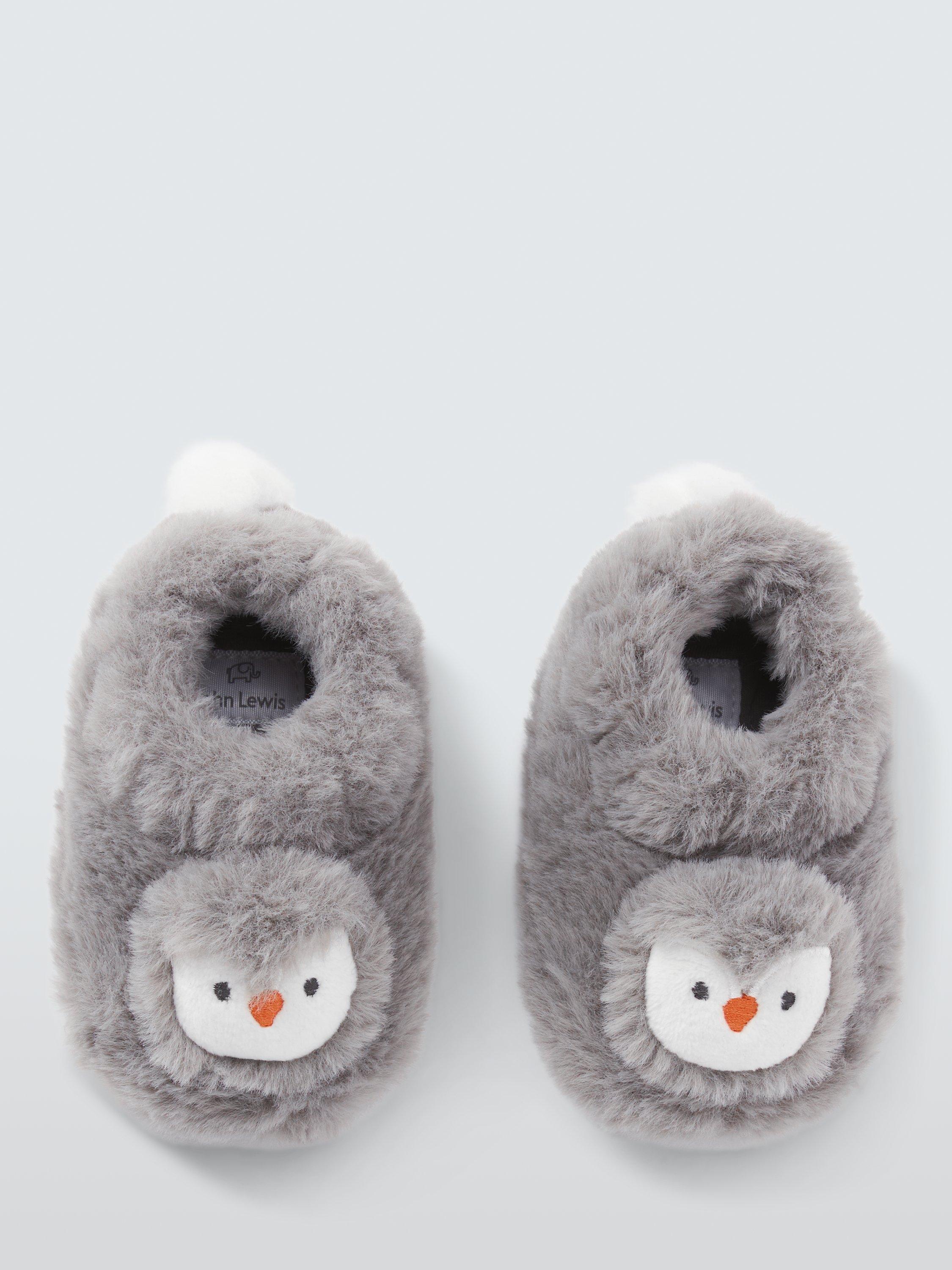 Product image 2 of 3, which shows John Lewis Baby Penguin Booties, Multi, 0-3 months