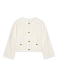 FRAME The Trim Tweed Jacket, Cream