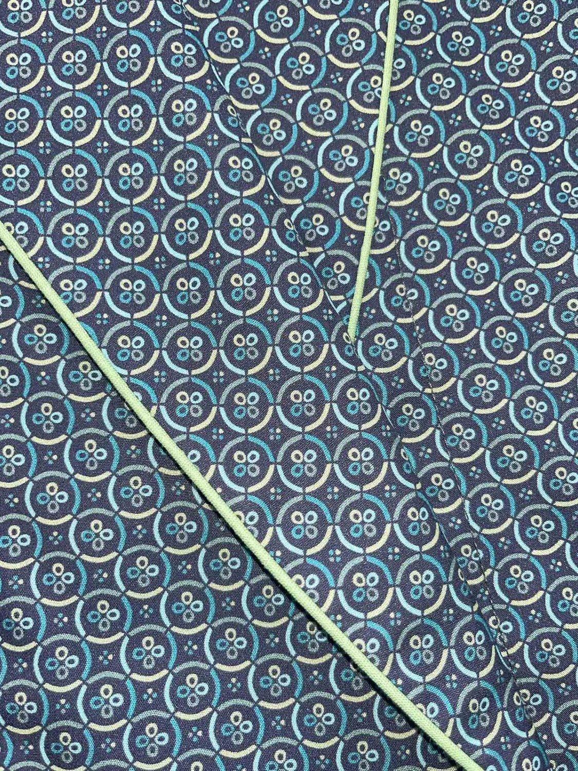 Product image 6 of 6, which shows British Boxers Geometric Print Cotton Dressing Gown, Moorland, S