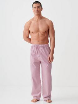 British Boxers Crisp Cotton Pyjama Trousers, St James Red