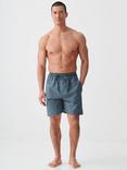 British Boxers Geometric Print Cotton Pyjama Shorts