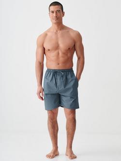 British Boxers Crisp Cotton Sleep Shorts, Moorland
