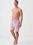 British Boxers James Stripe Cotton Pyjama Shorts