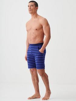 British Boxers Bamboo Lounge Shorts - view 2, Royal Blue/Navy