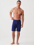 British Boxers Bamboo Lounge Shorts, Solid Navy