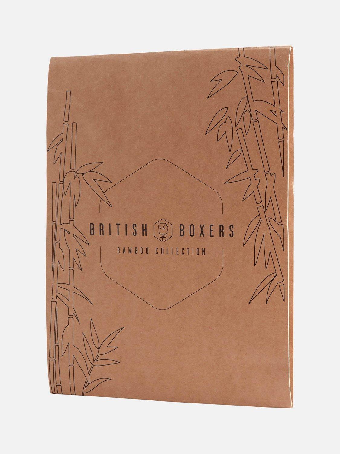 Product image 10 of 10, which shows British Boxers Bamboo T-Shirt, Pack of 2, Tarragon/Navy, S