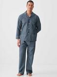 British Boxers Geometric Print Cotton Pyjama Set, Geometric Moorland