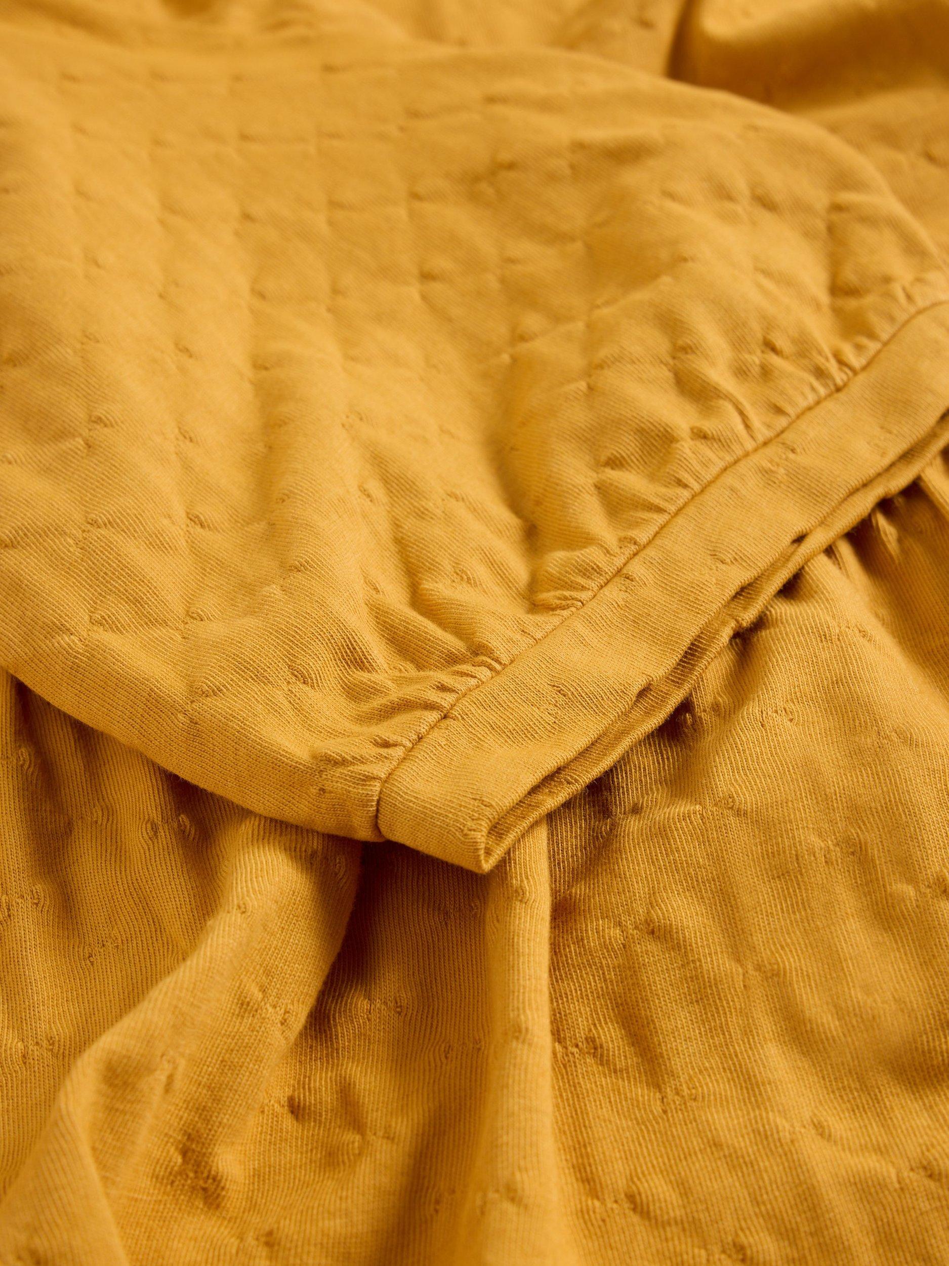Product image 6 of 6, which shows White Stuff Clara Cotton Summer Dress, Dk Yellow, 6