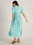 White Stuff Lucy Abstract Dress, Blue/Multi, Blue/Multi