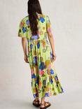 White Stuff Phoebe Floral Maxi Dress, Green/Multi