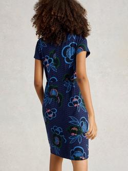 White Stuff Tallie Floral Dress, Blue/Multi - view 2, Blue/Multi