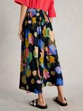 White Stuff Abigail Floral Skirt, Navy/Multi