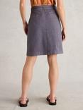 White Stuff Teakie Organic Cotton Rich Skirt, Mid Purple