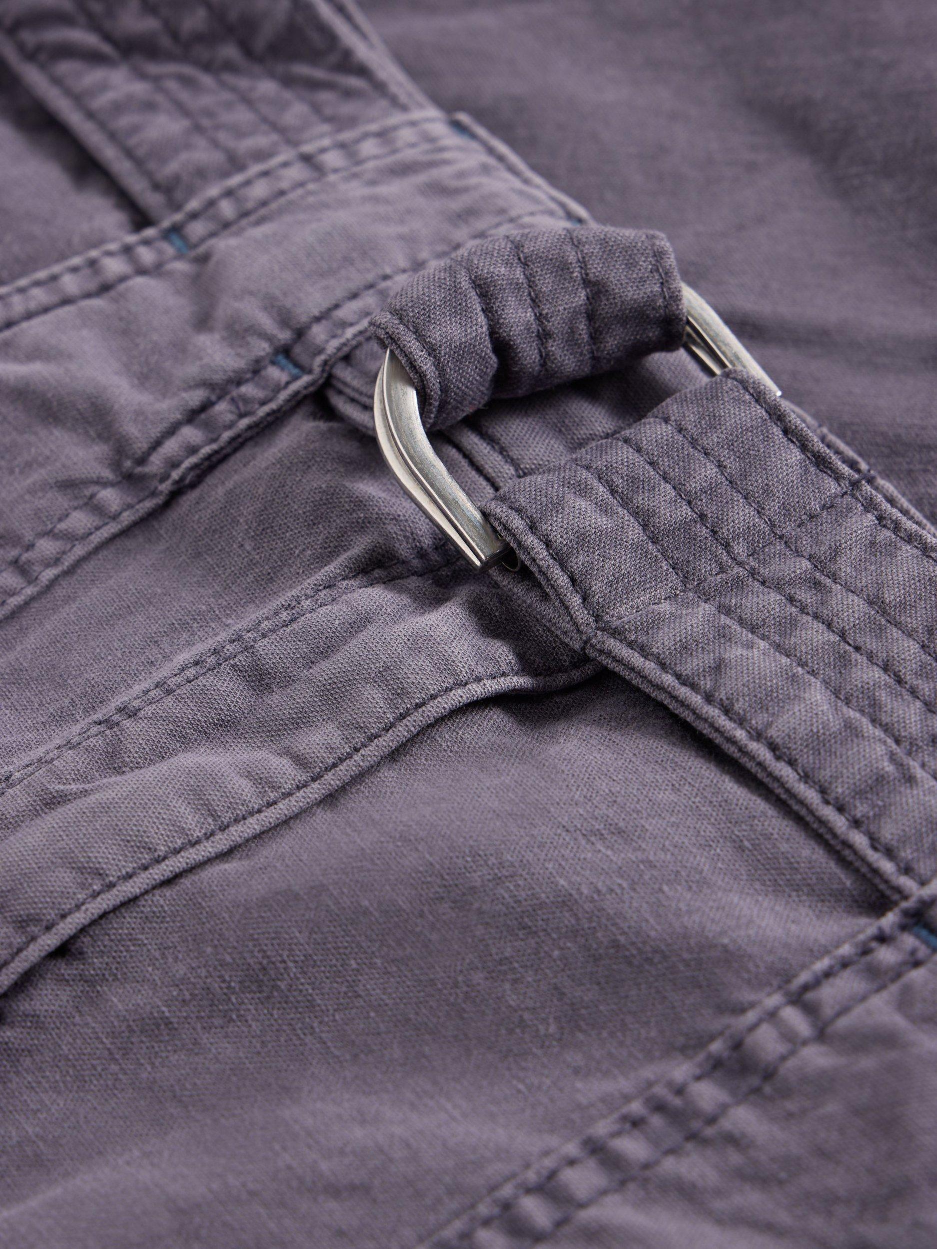 Product image 6 of 6, which shows White Stuff Teakie Organic Cotton Rich Skirt, Mid Purple, 6
