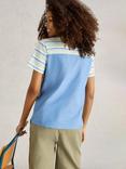 White Stuff Abbie Mix Print T-Shirt, Blue/Multi