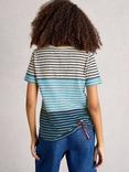 White Stuff Clara Colour Block Stripe T-Shirt, Blue/Multi, Blue/Multi