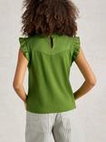 White Stuff Organic Cotton Paige Top, Green