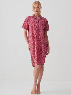 British Boxers Crisp Cotton Nightshirt, Multi