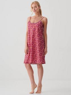 British Boxers Crisp Cotton Strappy Nightdress - view 2, Multi