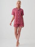 British Boxers Byzantine Paisley Shorty Pyjama Set, Multi