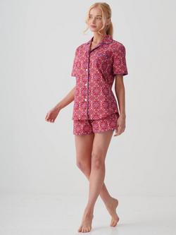 British Boxers Crisp Cotton Short Pyjama Set - view 2, Multi