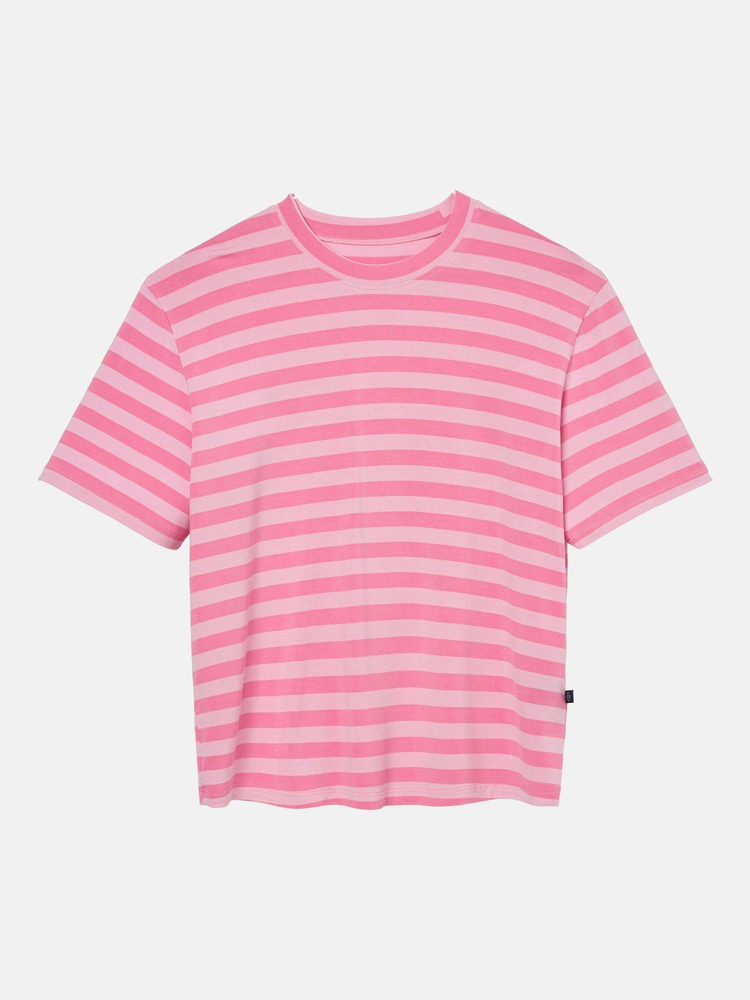 Product image 6 of 8, which shows British Boxers Ice Cream Bamboo Short Pyjama Set, Pink, XS
