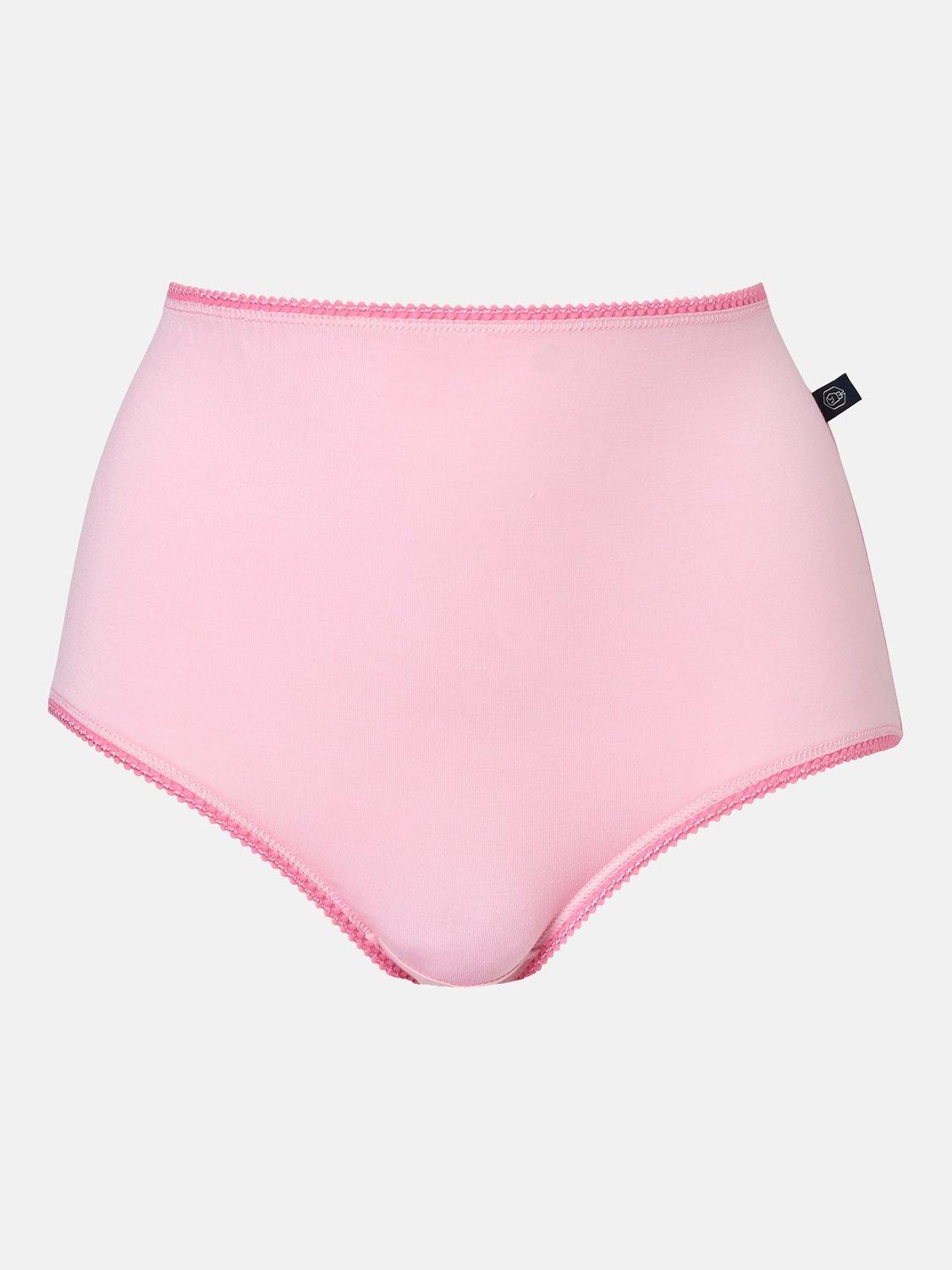 Product image 5 of 9, which shows British Boxers Ice Cream Bamboo Full Briefs, Pack of 4, Pink, XS