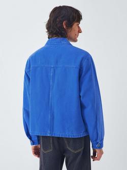 Dubbleware Cropped Blouson Jacket, Royal Blue - view 2, Royal Blue