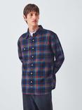 Dubbleware Chunky Weave Check Work Shirt, Blue