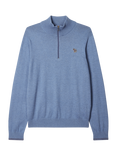 Paul Smith Zebra Half Zip Cotton Blend Jumper