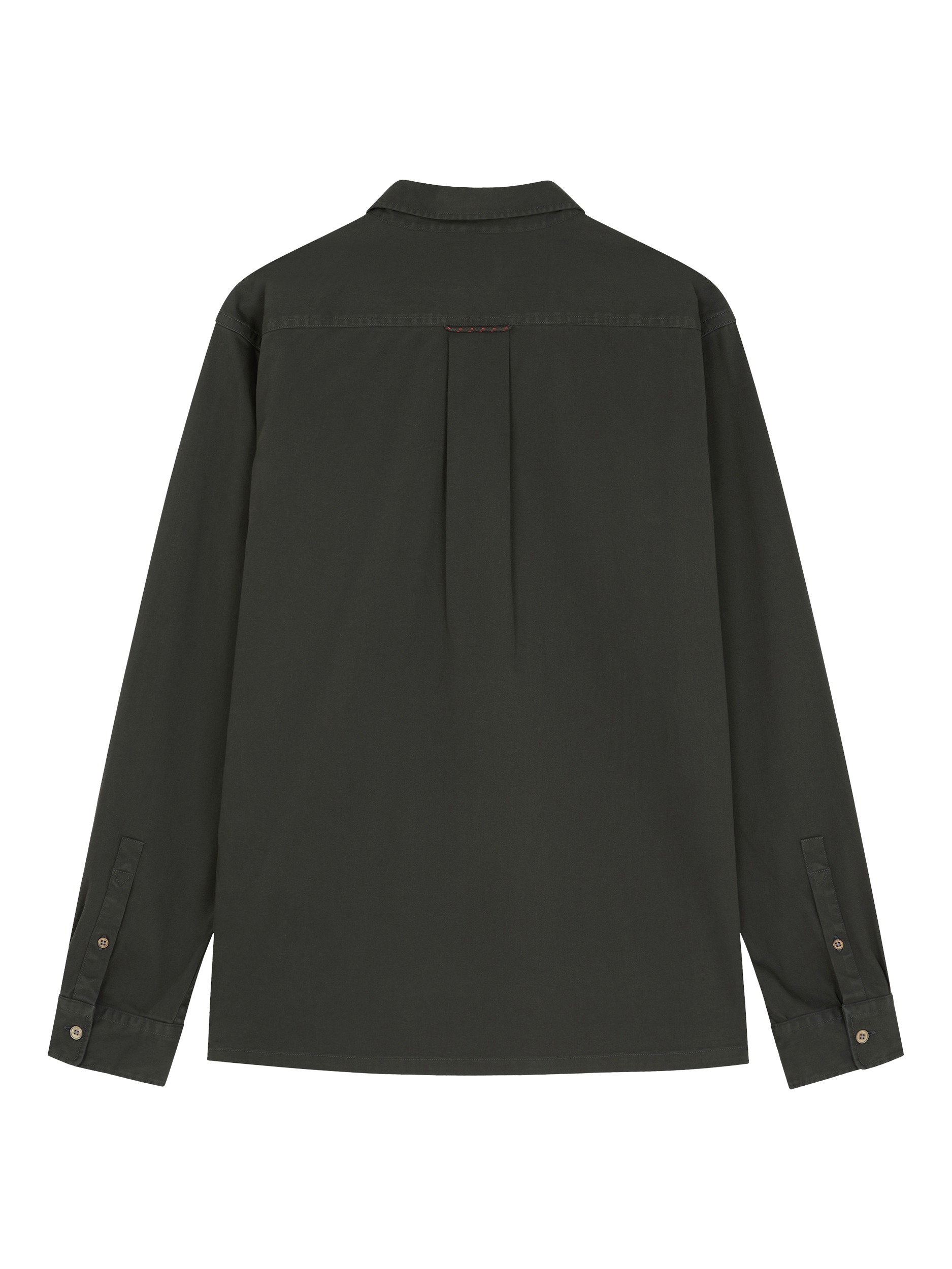 Product image 2 of 4, which shows Paul Smith Long Sleeve Cotton Blend Shirt, Green, S