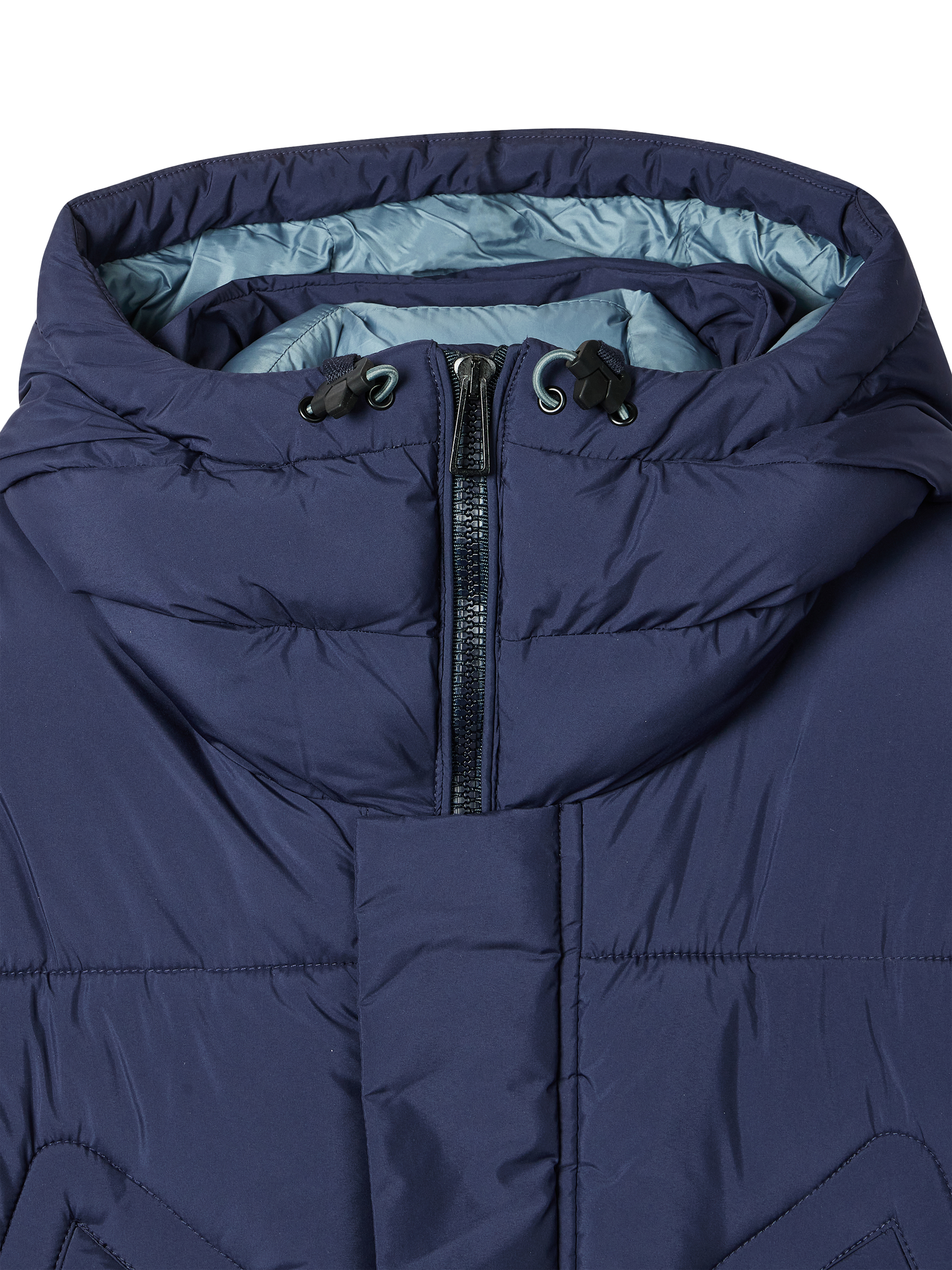 Product image 2 of 4, which shows Paul Smith Hooded Quilted Coat, Blue, XL