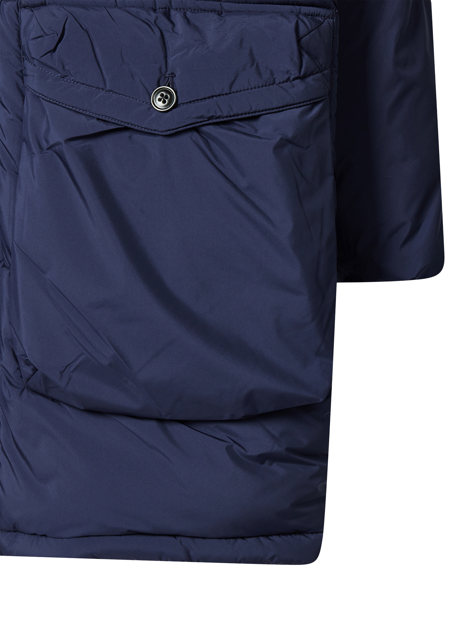 Product image 3 of 4, which shows Paul Smith Hooded Quilted Coat, Blue, XL