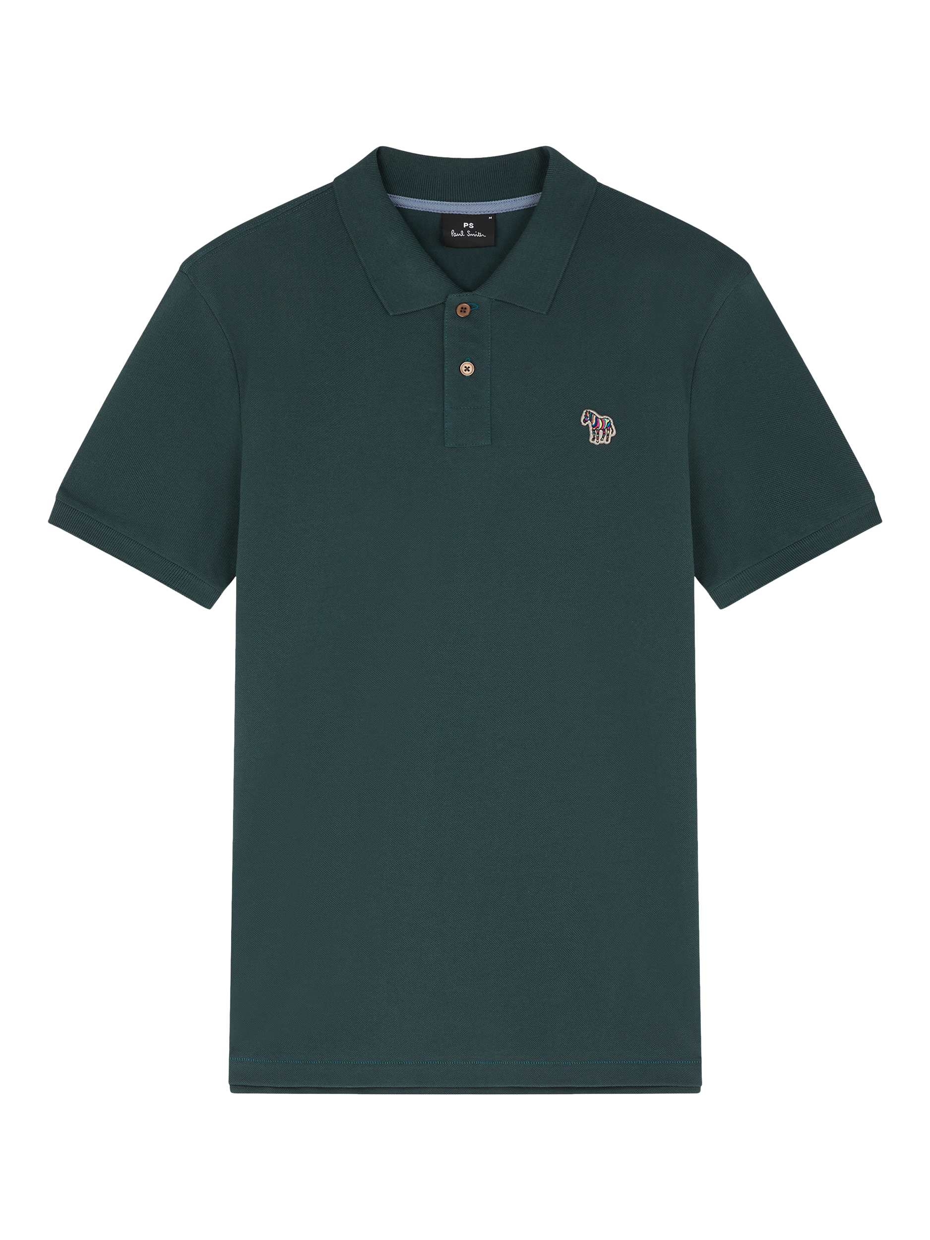 Paul Smith Zebra Motif Cotton Polo Shirt