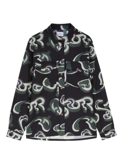 Paul Smith Abstract Print Shirt, Black