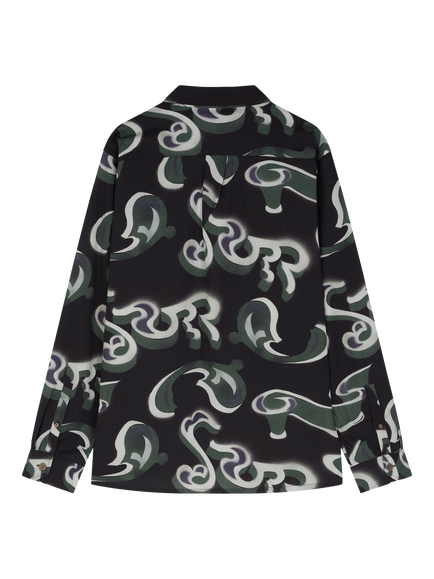 Paul Smith Abstract Print Shirt - view 2, Black