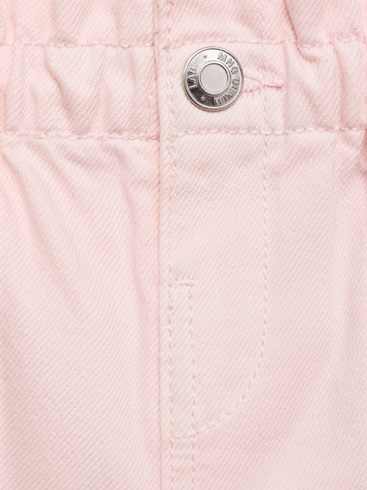 Product image 6 of 6, which shows Mango Kids' Pepi Cotton Shorts, Pink, 12-18 months