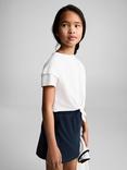 Mango Kids' Cotton Skort, Navy, Navy