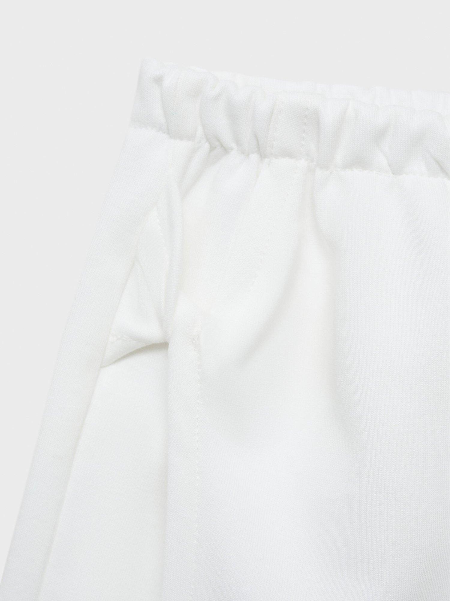 Product image 6 of 6, which shows Mango Kids' Sea Cotton Mini Skort, Natural White, 7-8 yrs