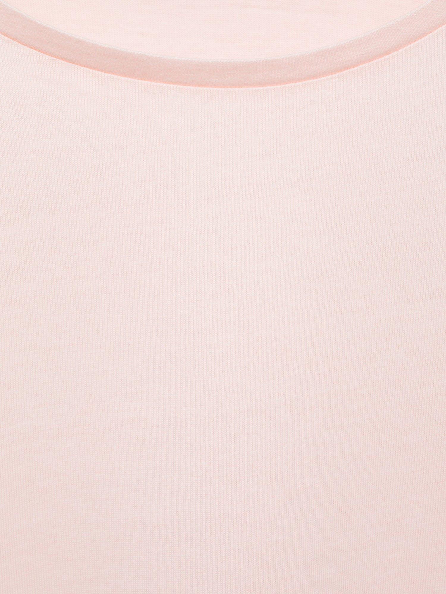 Product image 5 of 7, which shows Mango Kids' Soft Frill T-Shirt, Pink, 11-12 years