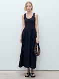 Mango Valvi Dress, Navy